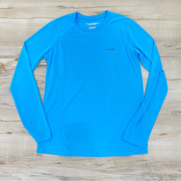 Columbia Tops - Columbia omni freeze womens blue Long sleeve t size M PFG